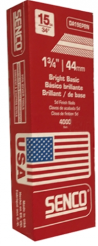 SENCO 15 Ga X  1 3/4" BRIGHT FINISH NAIL  ** CALL STORE FOR AVAILABILITY AND TO PLACE ORDER **